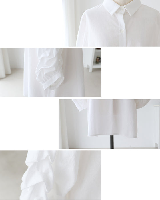 【S〜3L対応】一枚で絵になる上品シャツ