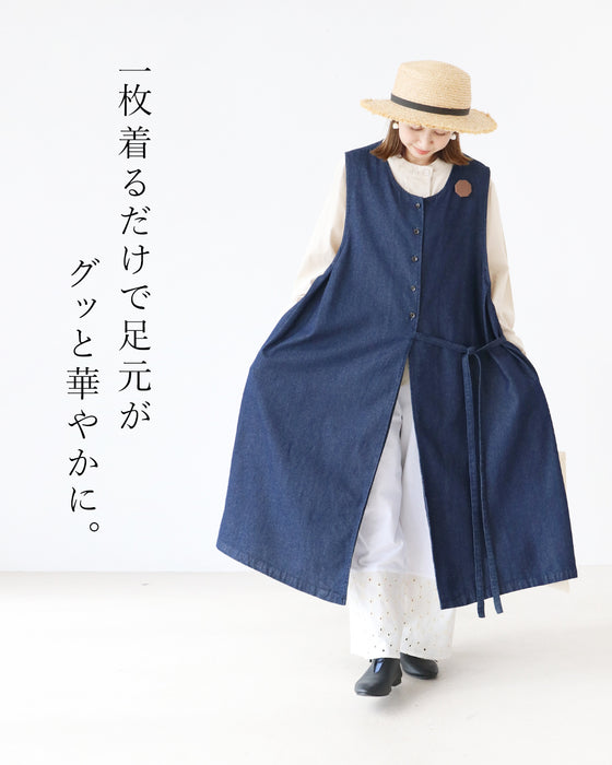 足元華やぐカットワークレースパンツ