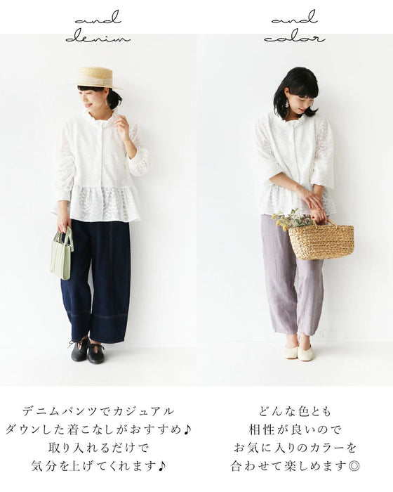 涼しく、軽い。リーフレーストップス