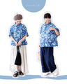 レトロ花とふんわりシルエット シャツ