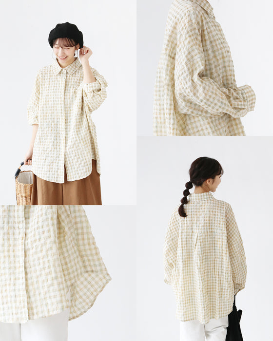 オーバーサイズで着るさらゆるシャツ