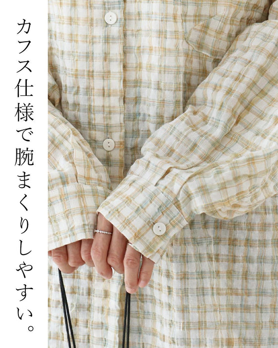 体型カバーもお洒落も シャツ
