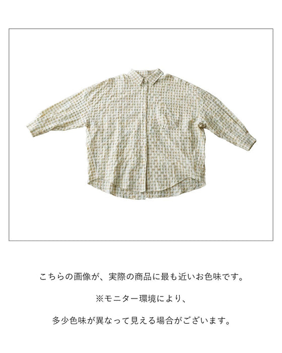 体型カバーもお洒落も シャツ