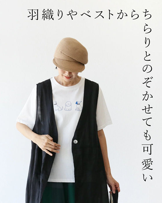 “可愛い”を連れて歩く柔らかカットソートップス