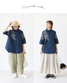繊細な刺繍が目を惹く、大人のためのシャツ