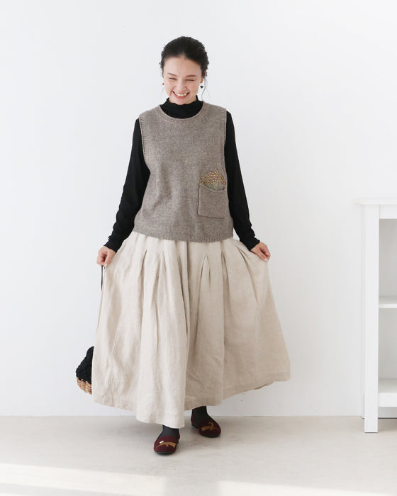 影猫刺繍に癒されて　靴