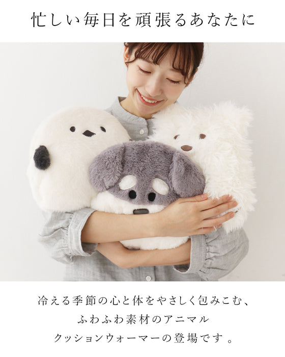〈全3種〉ふわふわ、ほっと、癒し時間。アニマルクッションウォーマー