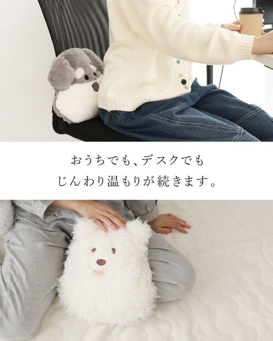 〈全3種〉ふわふわ、ほっと、癒し時間。アニマルクッションウォーマー