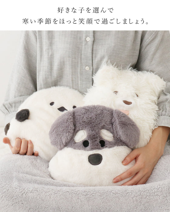 〈全3種〉ふわふわ、ほっと、癒し時間。アニマルクッションウォーマー