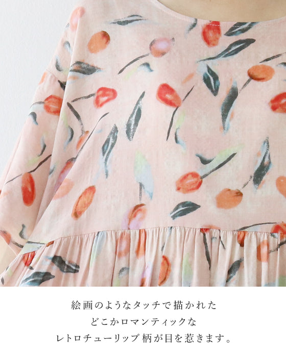 華やかに咲くレトロチューリップワンピース – ONE PEACE ONLINE