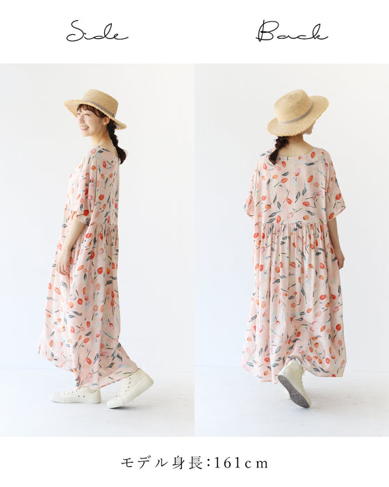 華やかに咲くレトロチューリップワンピース – ONE PEACE ONLINE