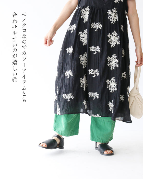 パッと重ねて体型カバー 花火刺繍ワンピース – ONE PEACE ONLINE