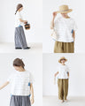 【特別再販9月15日0時販売】楽おうちステッチのお洒落リラックスTシャツ