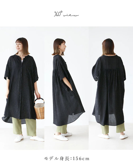 【特別再販7月19日8時販売】着るだけ簡単、すっきり上品見えワンピース