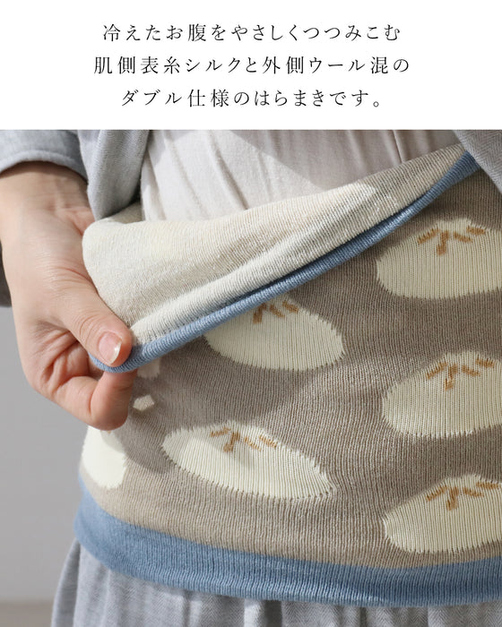 靴下シルクで温活 冷えとりはらまき