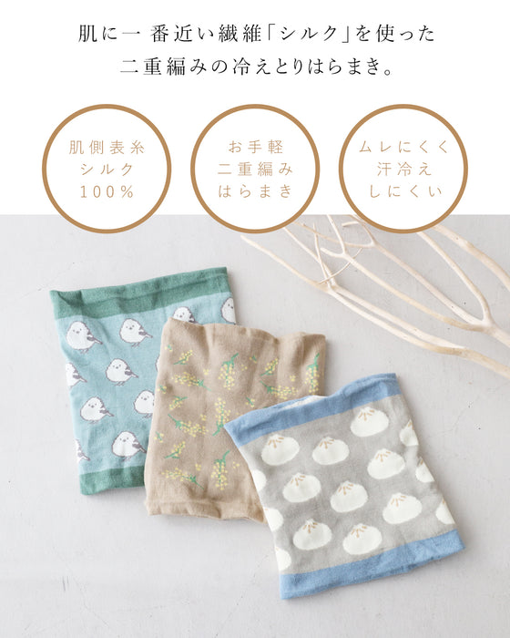靴下シルクで温活 冷えとりはらまき