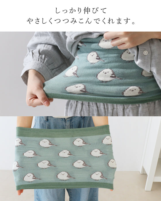 靴下シルクで温活 冷えとりはらまき