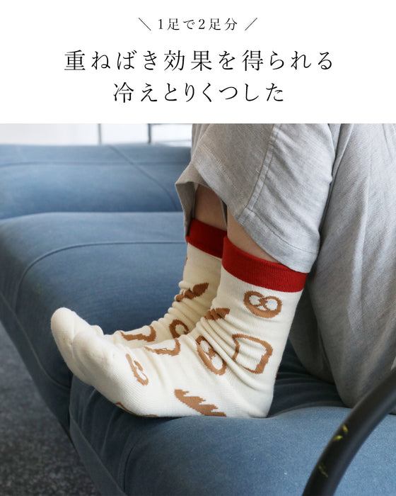 靴下シルクで温活冷えとりくつした