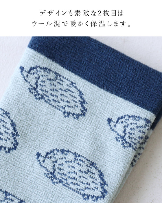 靴下シルクで温活冷えとりくつした