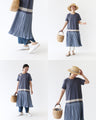 動くたび、綺麗ワンピース