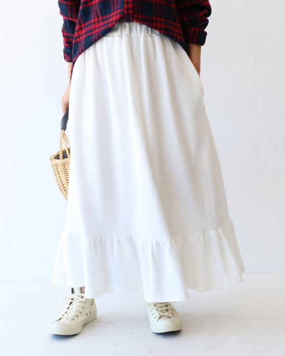 足元スーッとしない厚手ペチスカート