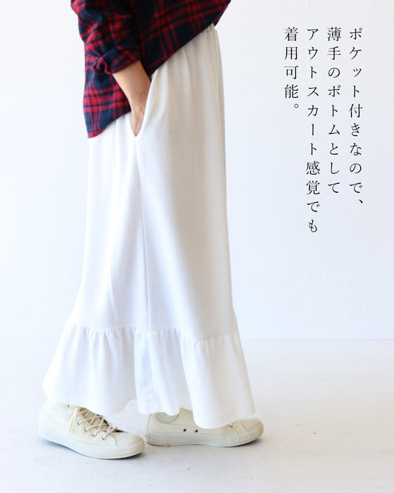 足元スーッとしない厚手ペチスカート