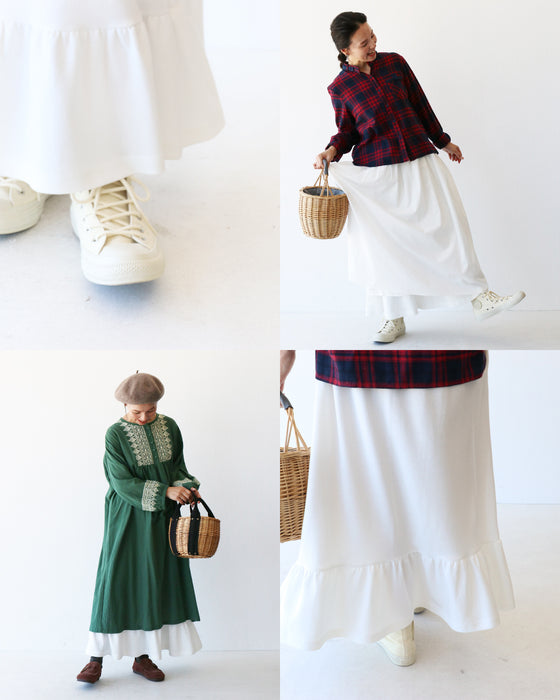 足元スーッとしない厚手ペチスカート