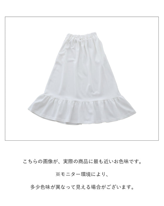 足元スーッとしない厚手ペチスカート