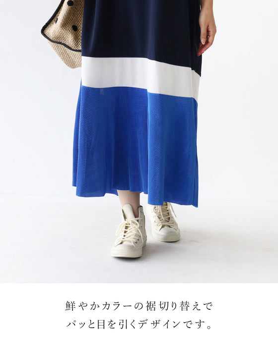 カットソーなのに『きちんと顔』ワンピース