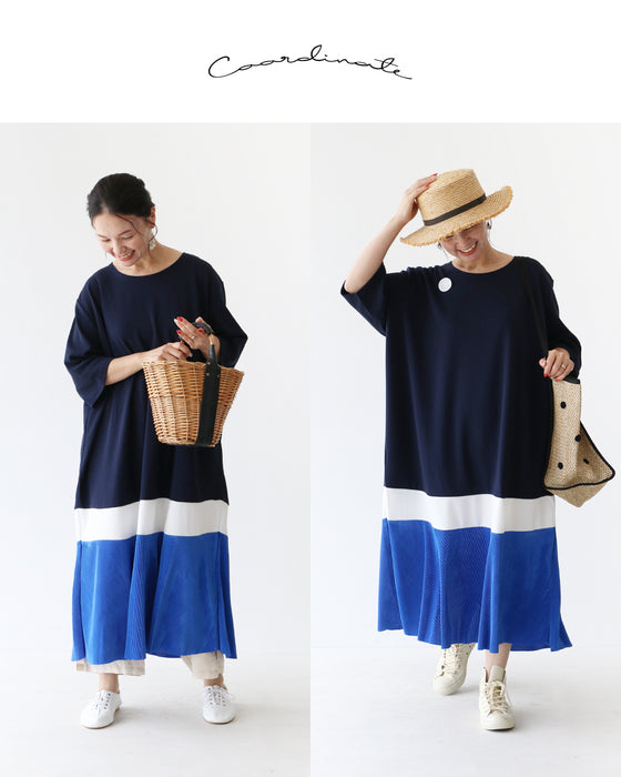 カットソーなのに『きちんと顔』ワンピース