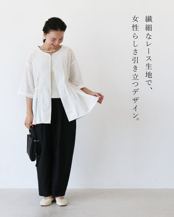 ラクに着痩せ ちゃんと華やかトップス