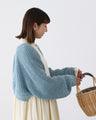 サッと羽織れるニットボレロ