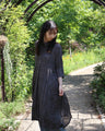 肩の力を抜いた大人のきちんと感ワンピース