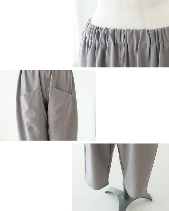 締めつけず、品よく整う パンツ