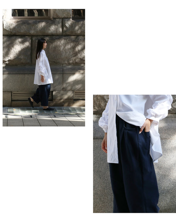 やわらかく品よくパンツ