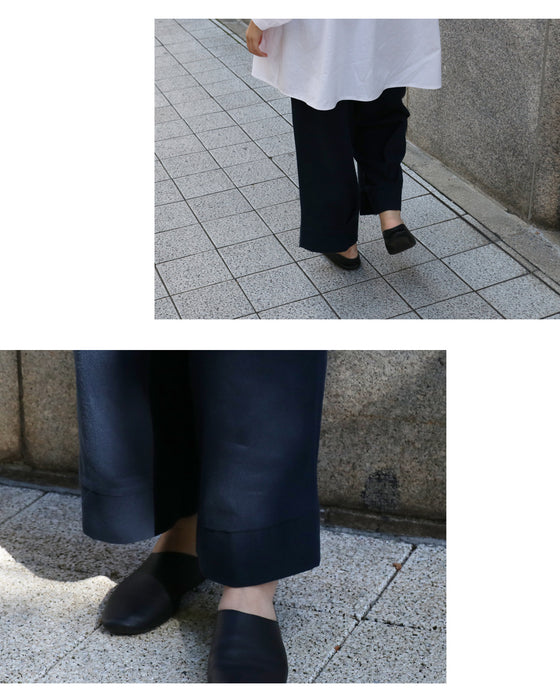 やわらかく品よくパンツ