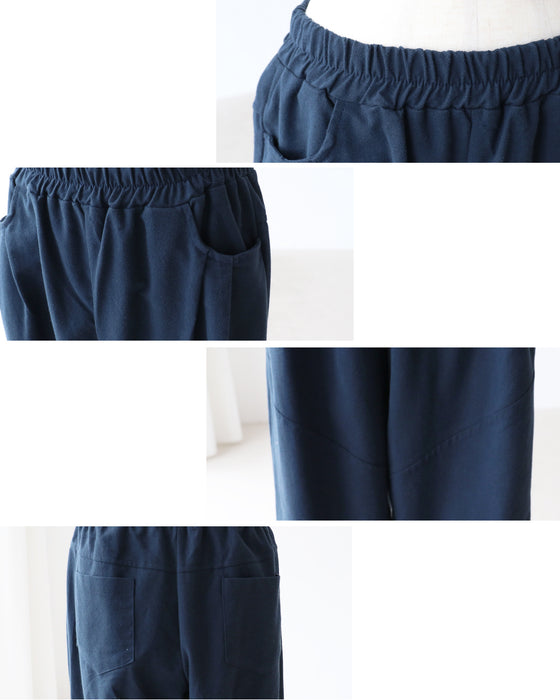 やわらかく品よくパンツ