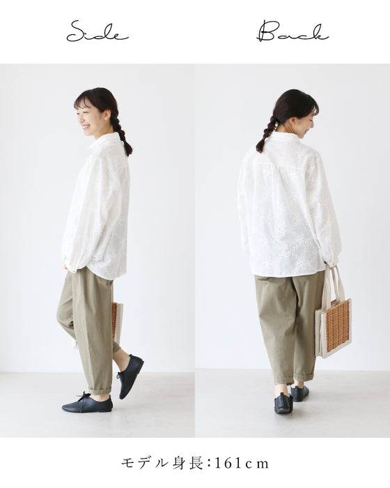 品と遊び心を併せ持つ添い遂げたい存在ブラウス
