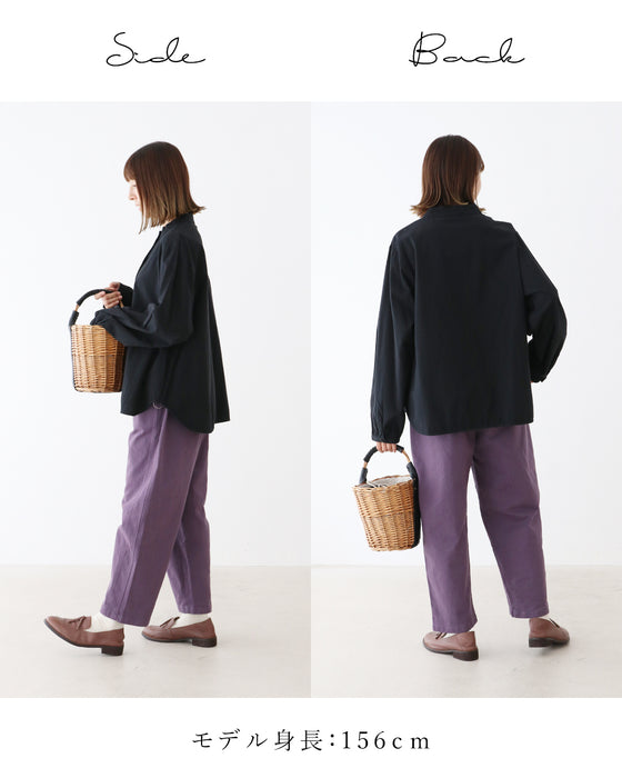 【特別再販10月24日20時販売】〈全2色〉伸縮生地で動けるお洒落色楽パンツ