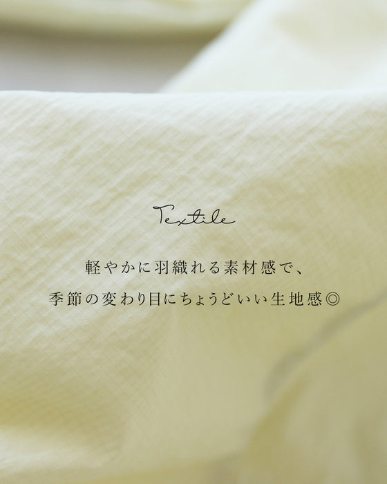 首元調整デザインお洒落なライトアウター