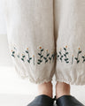刺繡でときめくふんわりパンツ