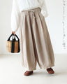 〈全2色〉ゆったりダブルガーゼパンツ