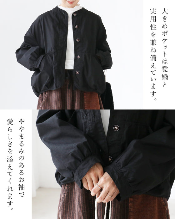 お袖をくるっと！一枚で“二度可愛い”ライトアウター