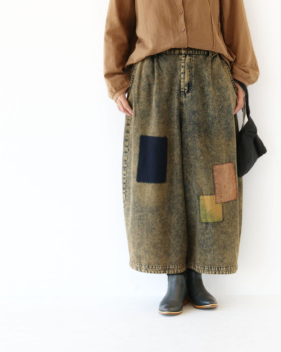 パッチデザインパンツ