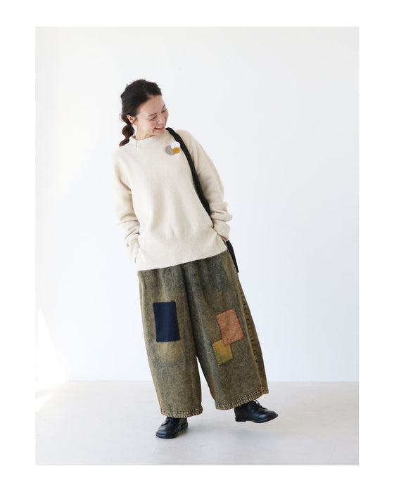 パッチデザインパンツ