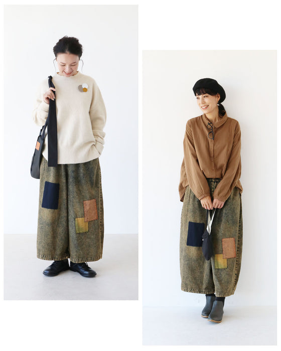 パッチデザインパンツ