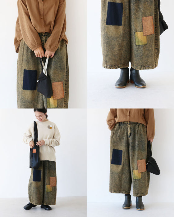 パッチデザインパンツ