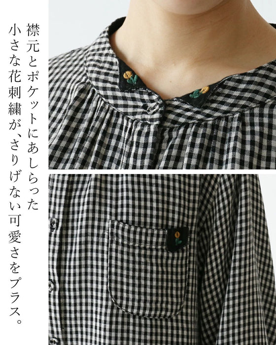 甘さ控えて可愛さ残すブラウス