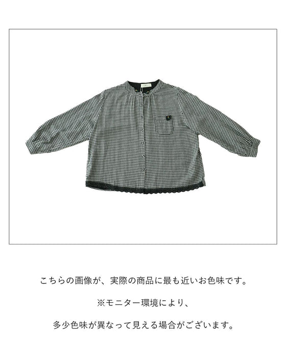 甘さ控えて可愛さ残すブラウス