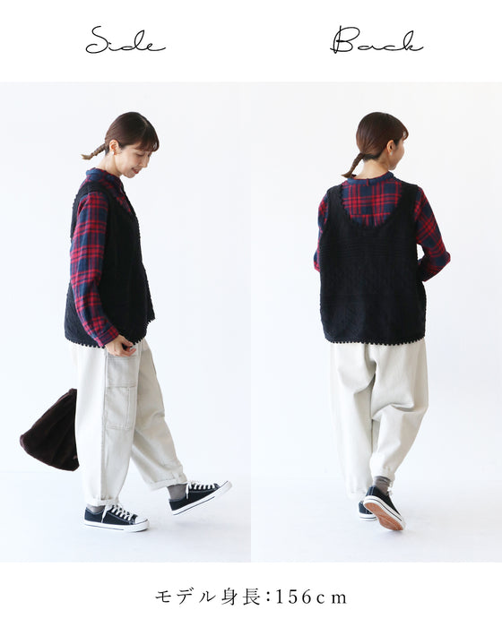 コクーンシルエットパンツ